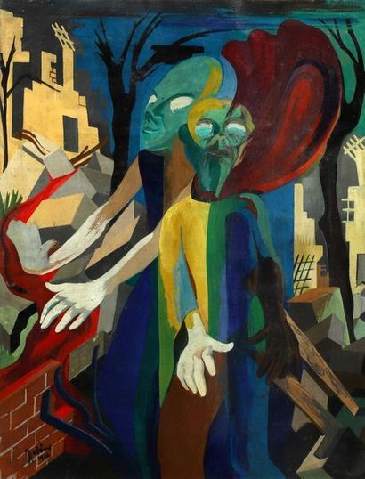 ECOLE SURREALISTE

Personnage aux ruines

Huile...