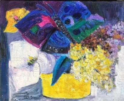 Simone ODDOU (1911-2003)

Le papillon noir

Huile...