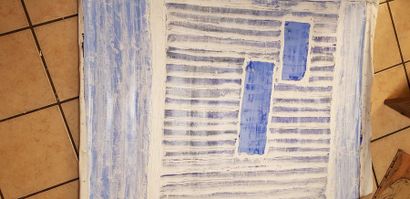 BETANCON(?)

Abstraction bleue

Toile enroulée,...
