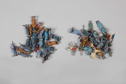 Divers plomb creux : Soldats de la 1ère guerre...