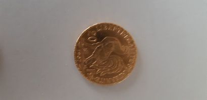 1 pèce 20 Francs or Marianne au coq,1907...