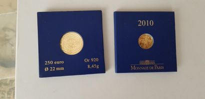 1 pèce Monnaie de Paris, 250 euro or.