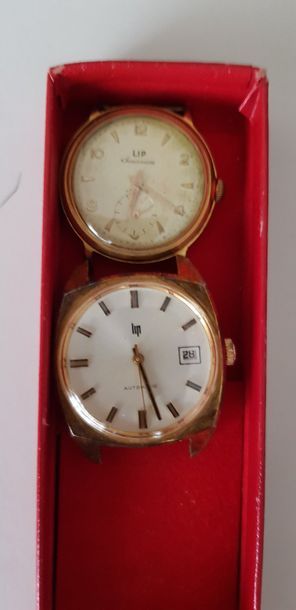 Deux montres-bracelet LIP ( sans bracelet...