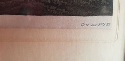 Suite de 4 gravures réhaussées d’après ALKEN...