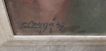 S. LERGE (?), L’île aux perroquets (85 x...