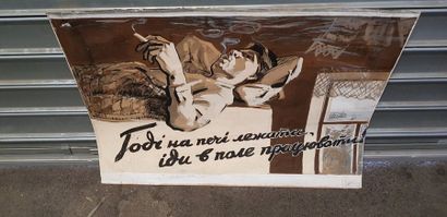 Lot : Victor YALANSKY, « La chef de gare...