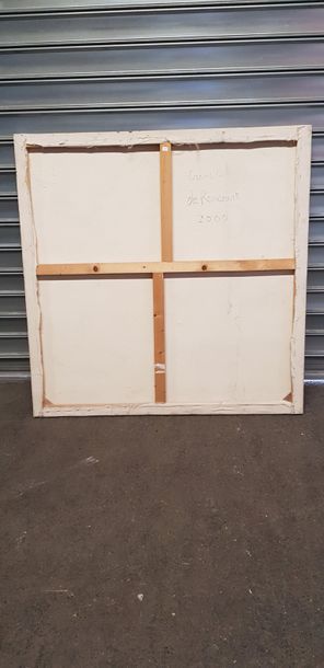 Laurent de RAUCOURT (XX-XXI), Crâne, Acrylique...
