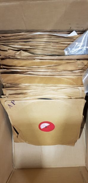 3 cartons de disques classiques anciens et...