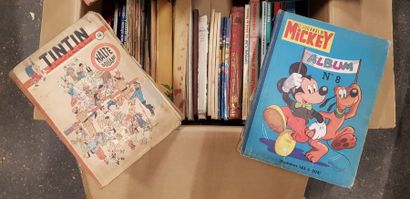 Un carton de bandes dessinées et livres pour...