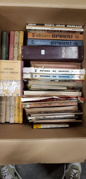 Un carton de bandes dessinées et livres pour...
