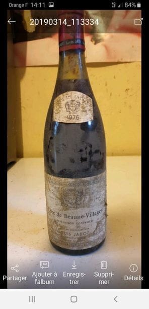 3 bouteilles VINS ROUGE DE BOURGOGNE 1 bouteille...