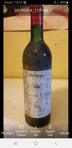 3 bouteilles BORDEAUX ROUGES DIVERS : 1 bouteille...
