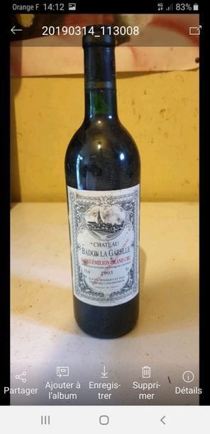 3 bouteilles BORDEAUX ROUGES DIVERS : 1 bouteille...