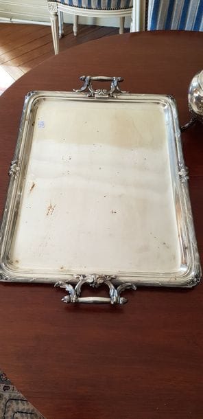 Service à thé et à café en argent (Minerve)...