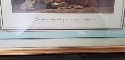 Lot de 5 gravures et/ou lithographies ,(retirages) :...
