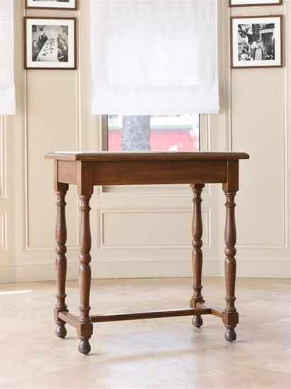 Table desserte rectangulaire en bois reliée...