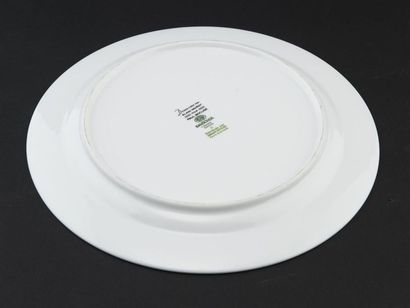 Paul BOCUSE, 
Six grandes assiettes en porcelaine...