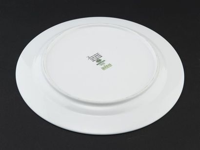 Paul BOCUSE, 
Six grandes assiettes en porcelaine...