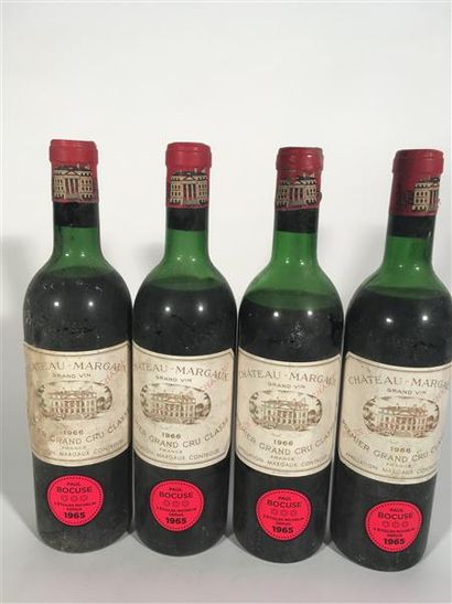 4 B CHÂTEAU MARGAUX (1 H.E.-; 2 M.E.+ et...