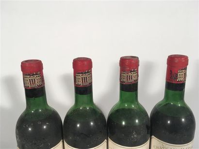 4 B CHÂTEAU MARGAUX (1 H.E.-; 2 M.E.+ et...