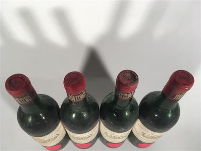 4 B CHÂTEAU MARGAUX (1 H.E.-; 2 M.E.+ et...