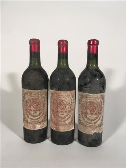 3 B CHÂTEAU PICHON LONGUEVILLE BARON (2 T.L.B;...