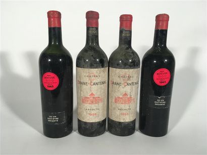 4 B CHÂTEAU BRANE CANTENAC (2 M.E. et 2 B.E.+;...
