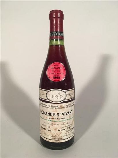 1 B ROMANÉE SAINT-VIVANT (Grand Cru) 1,2...