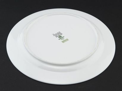Paul BOCUSE, 
Six grandes assiettes en porcelaine...