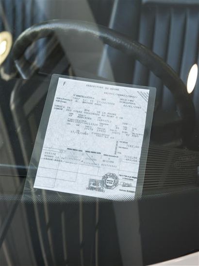 Mercedes 500 SEL
Date de mise en circulation :...