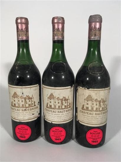 3 B CHÂTEAU HAUT BRION (1 à 4,3; 1 à 5 et...