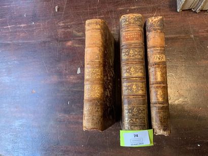Lot de 3 Almanachs de Lyon XVIIIe : 1758...