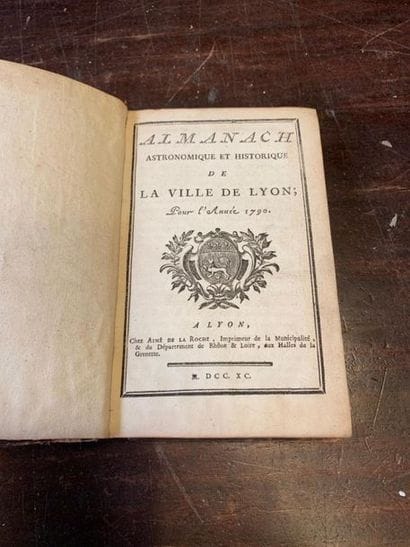 Almanach de Lyon pour 1790.