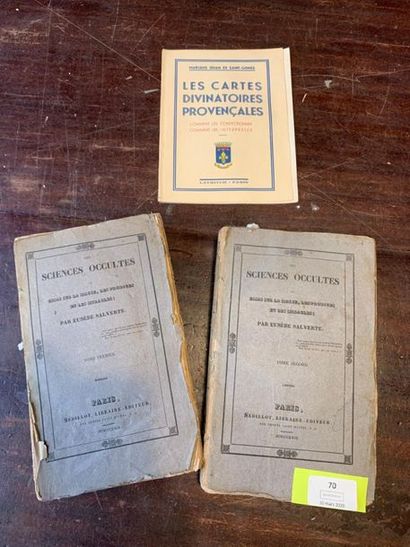 Salverte. Sciences occultes. 2 volumes (1829)....