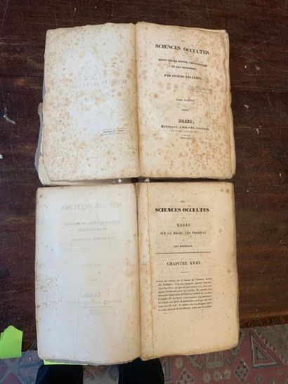Salverte. Sciences occultes. 2 volumes (1829)....