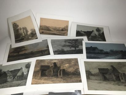 Charles DELACOMMUNE
9 dessins 
29 x 43 c...