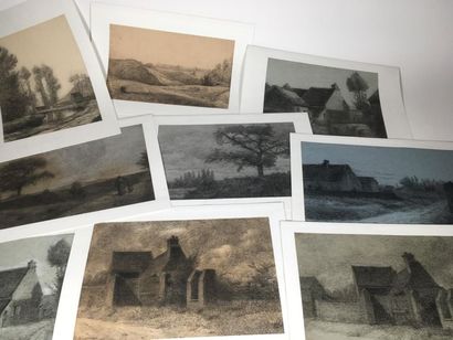 Charles DELACOMMUNE
9 dessins 
29 x 43 c...