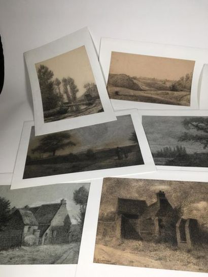 Charles DELACOMMUNE
9 dessins 
29 x 43 c...