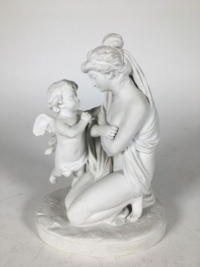 La leçon de l'amour, sujet en biscuit de...