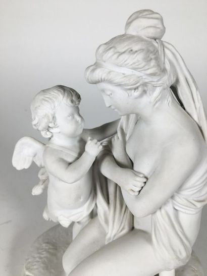 La leçon de l'amour, sujet en biscuit de...