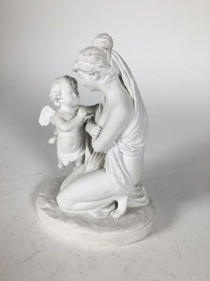 La leçon de l'amour, sujet en biscuit de...