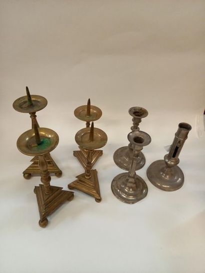 Lot de 3 paires de bougeoirs 
Bougeoir plus...