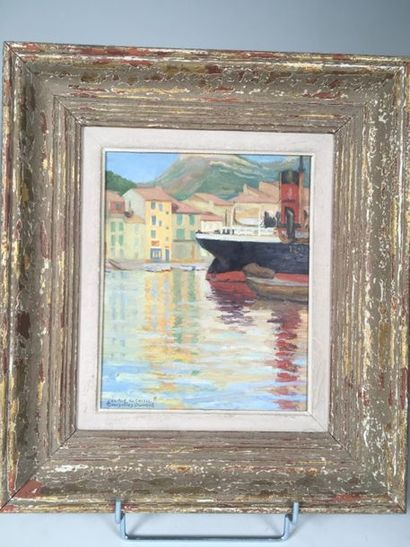 COUSELLES DUMONT
Le Port de Cassis
Huile...