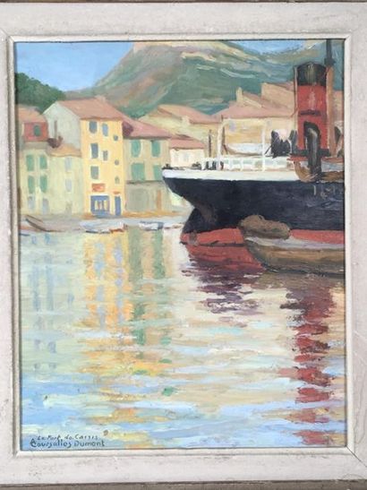 COUSELLES DUMONT
Le Port de Cassis
Huile...