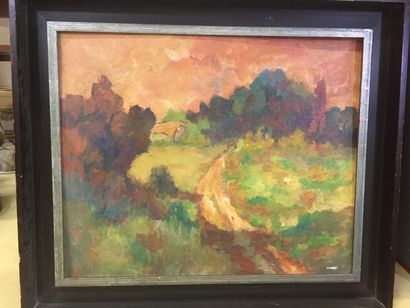 BONNAMOUR
deux paysages
49 x 59 cm
huile...