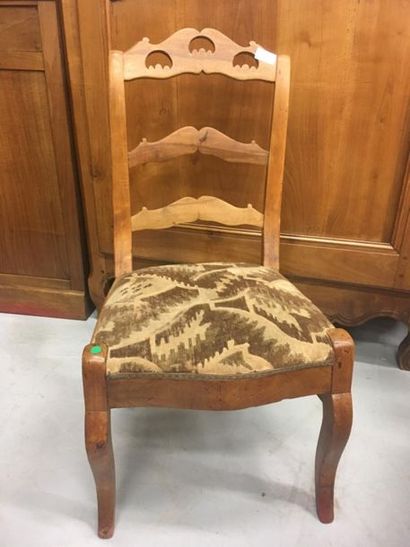 Chaise basse Louis Philippe