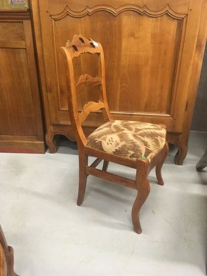 Chaise basse Louis Philippe