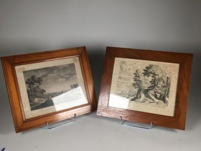 Deux gravures flamandes
27 x 34 cm