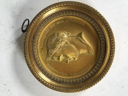 GALLE 
médaille de Napoléon Empereur et roi...