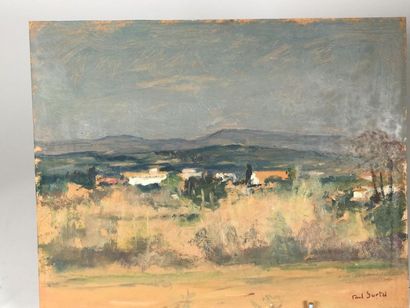 Paul SURTEL (1893-1985) 
Paysage de Porvence,...